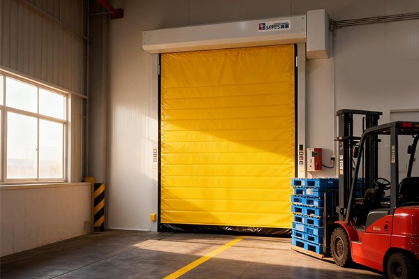 Insulated high speed door