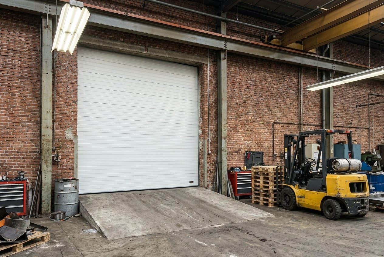 Sectional door clearance requirements