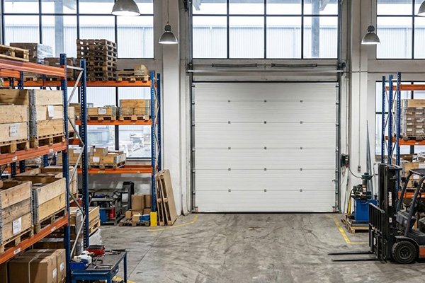 Overhead door insulation thickness