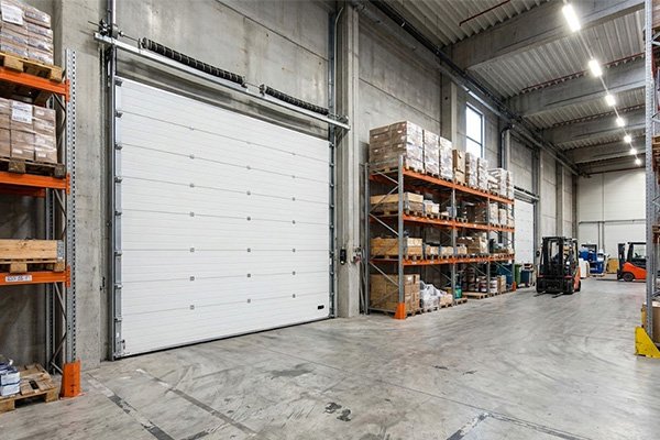 Warehouse loading dock doors