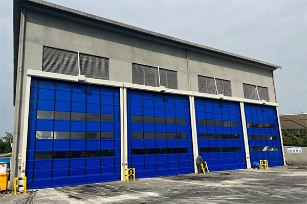 Difference between high speed stacking door vs roll up door