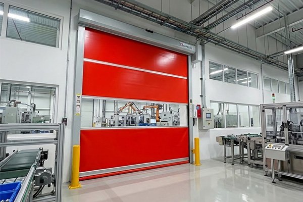 Fast doors for food processing plants