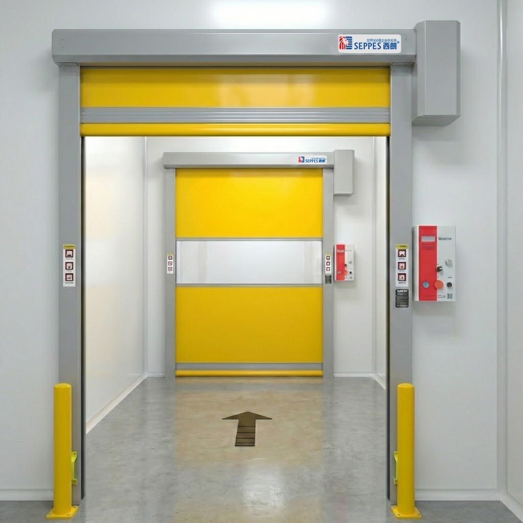 High-speed door opening method