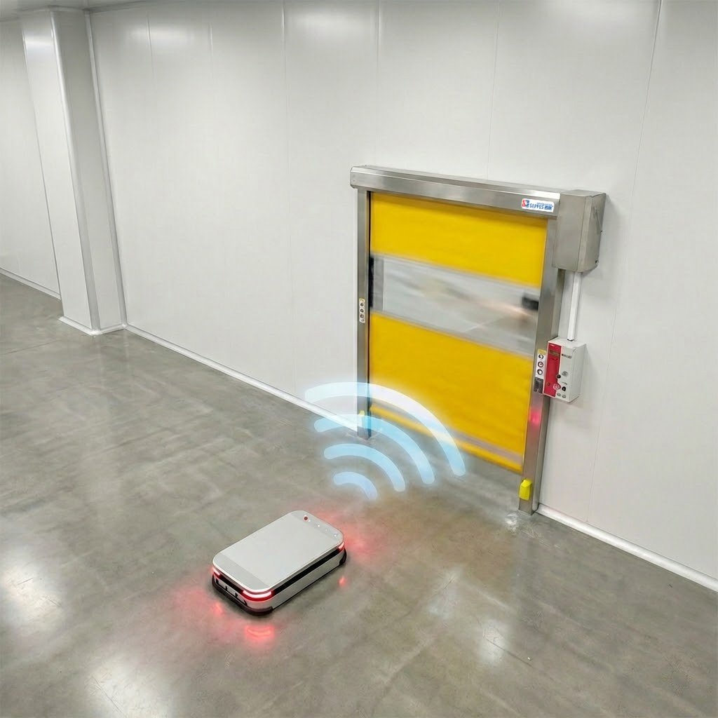 High-speed door opening method