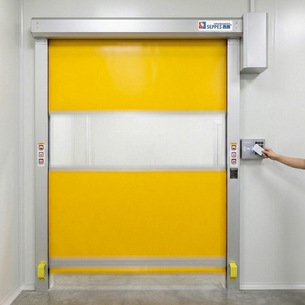 High-speed door opening method