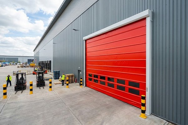 Cold storage high speed stacking doors