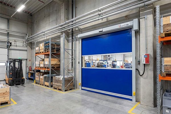 Transparent Window High Speed Door