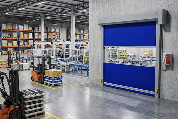 Transparent Window High Speed Door