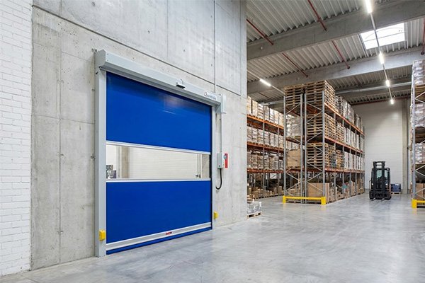 Transparent Window High Speed Door