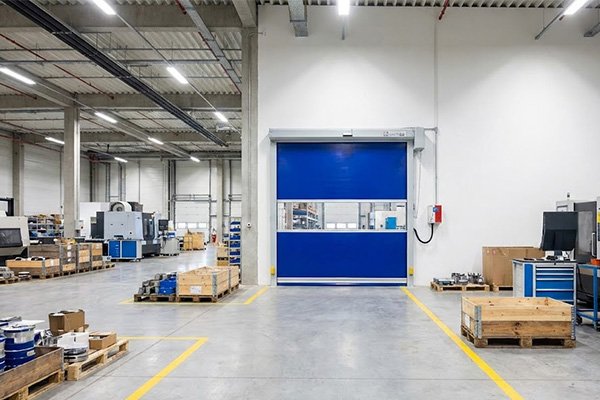 High-speed doors for precision workshops