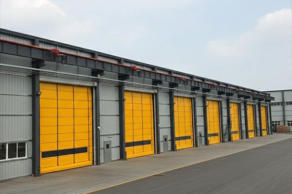 Class 5 wind load high speed door