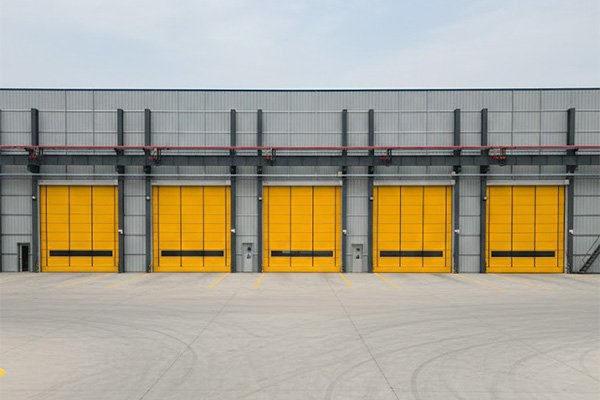 Class 5 wind load high speed door