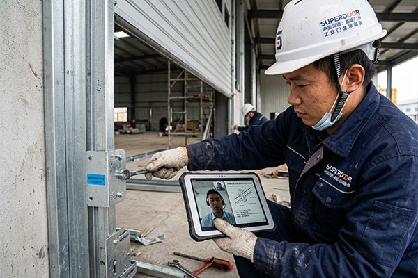 Remote Technical Support for Industrial Doors