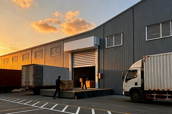 Radar-sensored high-speed door