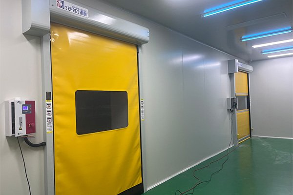 zipper high speed door