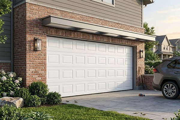 Modern garage door