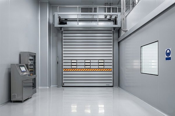 Manual Emergency Release for Hard High-Speed Doors