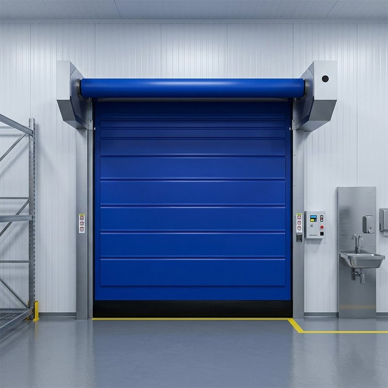 Dual-Axis Insulated Door