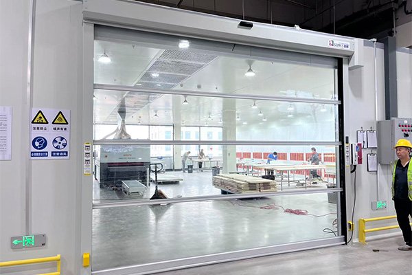 Transparent High-Speed Door