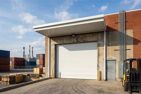 Industrial sectional overhead door project