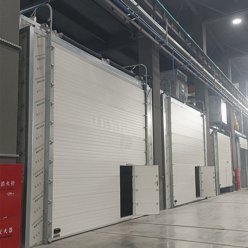 Factory sectional door application