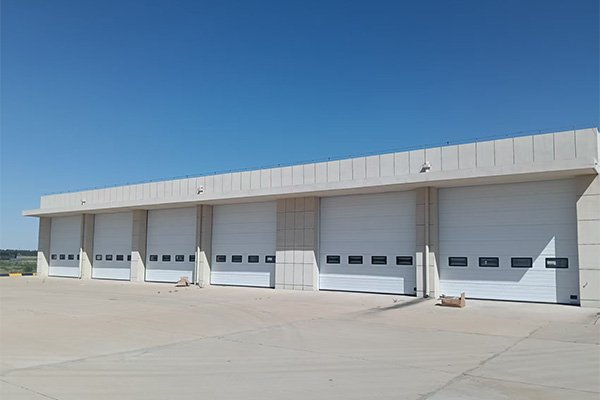 high lift sectional door