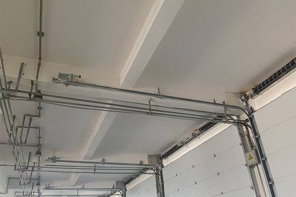 high lift sectional door