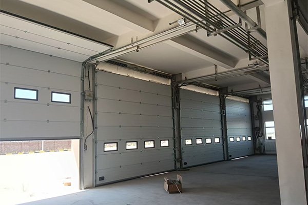 high lift sectional door