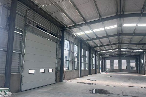 sliding door section
