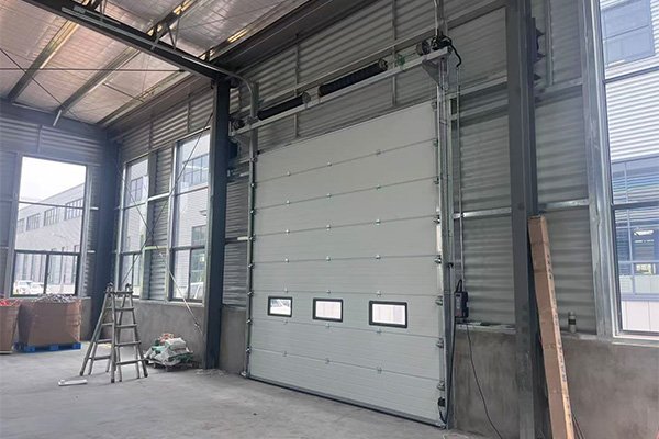 sliding door section