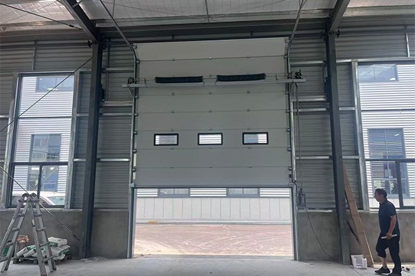 sliding door section