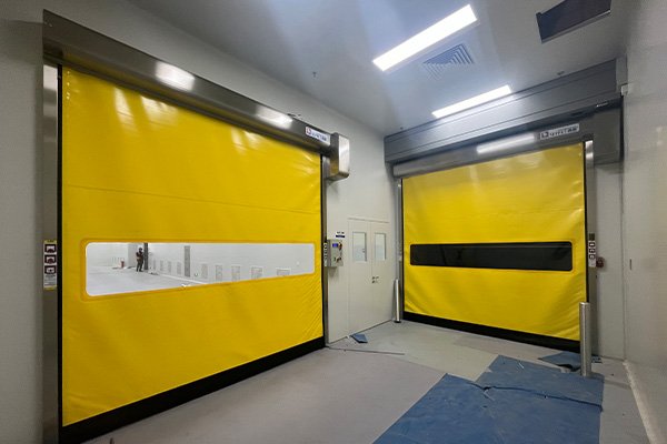high speed roll up door for clean room