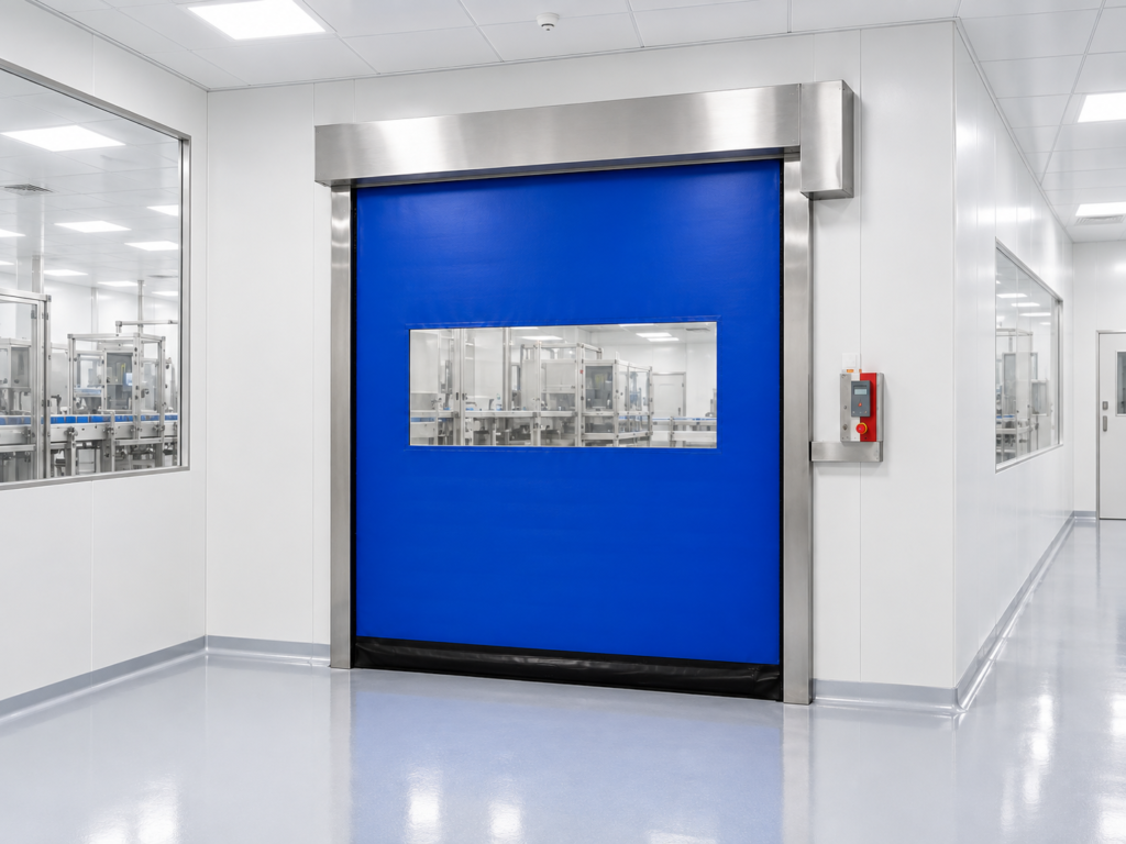 cleanroom door air leakage