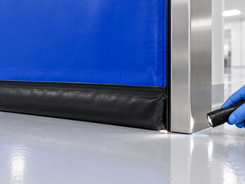cleanroom door sealing