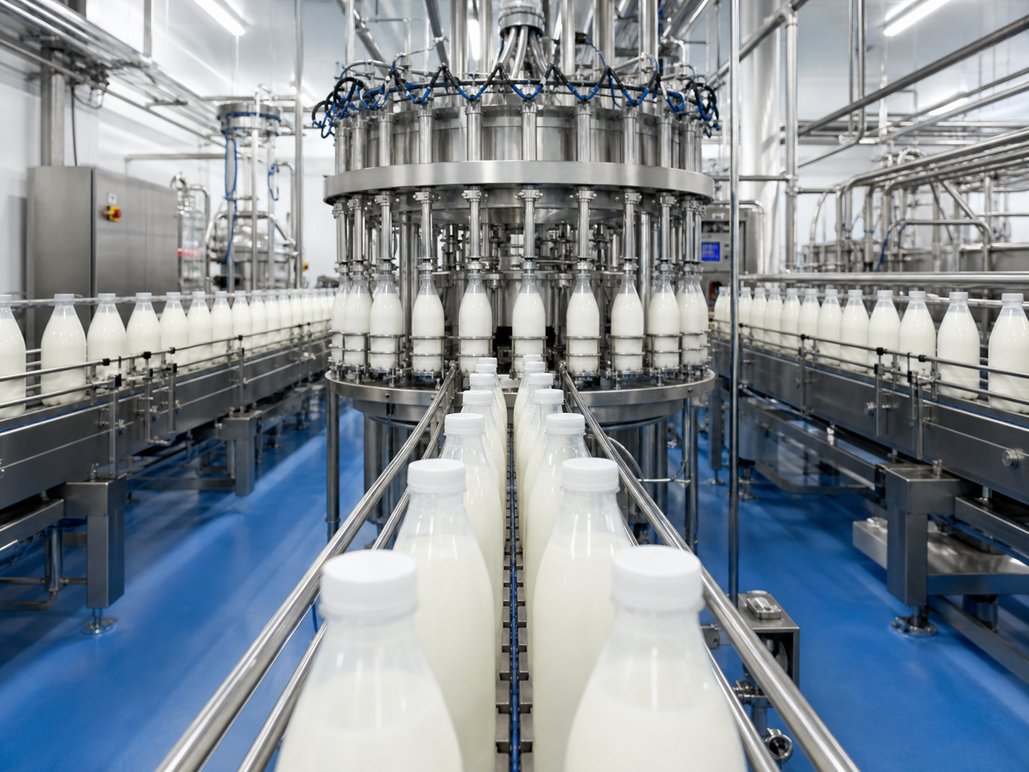 Dairy production hygienic rapid door application