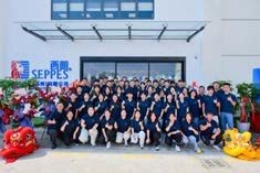 SEPPES company team at the factory premises