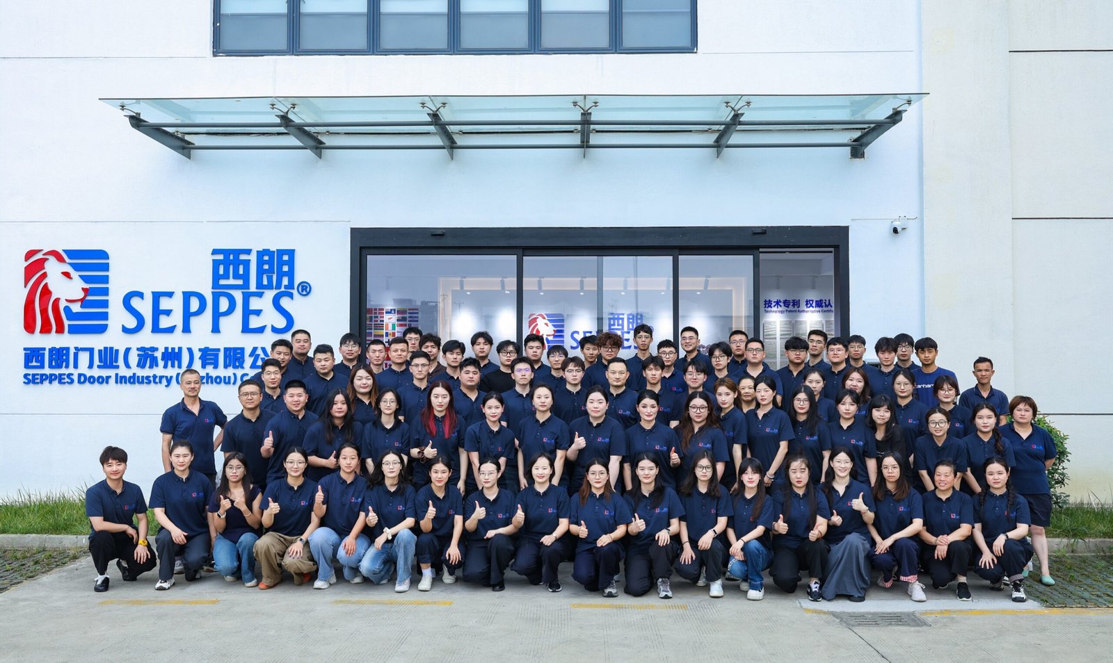 SEPPES team at the company premises